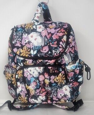 Vera Bradley Women's Featherweight Backpack Bookbag Artist's Garden One Size NWT